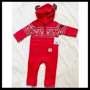 Hooded Coverall with Antler